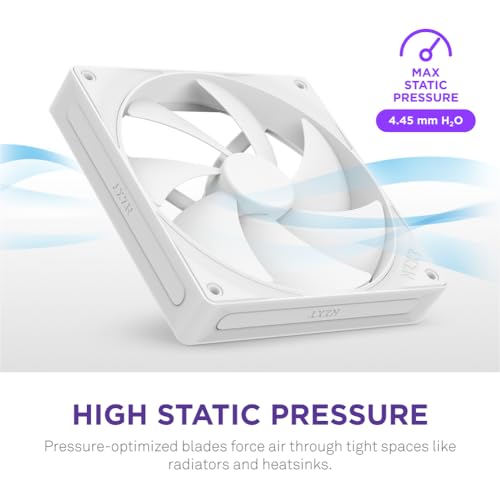 Image of F120P - 120mm Static Pressure Fans - Single Pack - White