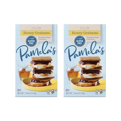Pamela's Products Gluten-Free Graham Crackers Honey - 7.5 oz (Pack of 2)