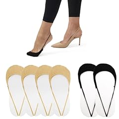 6 Pairs- 4beige+2black-cotton