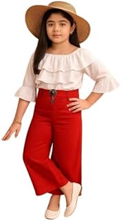 Girls Casual Top and BottomSet -Three Quarter-sleevess Outfit Perfect Home School Park Fun Price In India