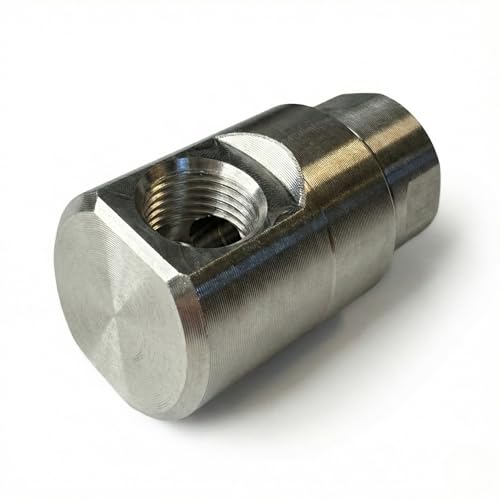 Value Line 1/2" FPT x FPT Hose Reel Swivel, 90 Degree High Pressure Rotary Union, 5000 PSI Heavy Duty Stainless Steel Fitting, Fits Hannay, Cox, Titan, Summit Reels