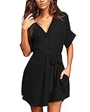 Material: el mini vestido de fiesta sexy para mujer de Yoins está hecho de spandex y poliéster, suave y cómodo de llevar.
