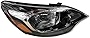 AutoModed Aftermarket Halogen Headlight Headlamp Assembly without LED Replaces 92102-1W100 921021W100 KI2503159 Compatible with 2012 2017 Rio Sedan | Right Passenger Side 1pc | By AutoModed