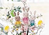 NICI Kuscheltier Hase 15 cm – Plüschtier Hase für Mädchen, Jungen & Babys – Flauschiger Stofftier-Hase zum Spielen, Sammeln & Kuscheln – Gemütliches Schmusetier – Plüschhase, Grau