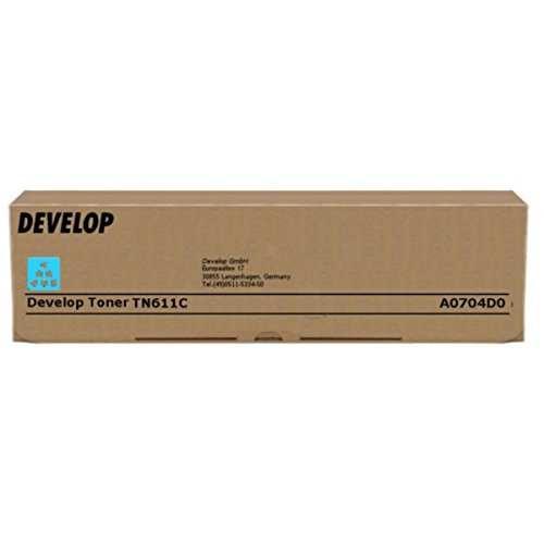 Toner cyan Develop Ineo + 451 TN-611 C A0704D0 pour impression laser couleur
