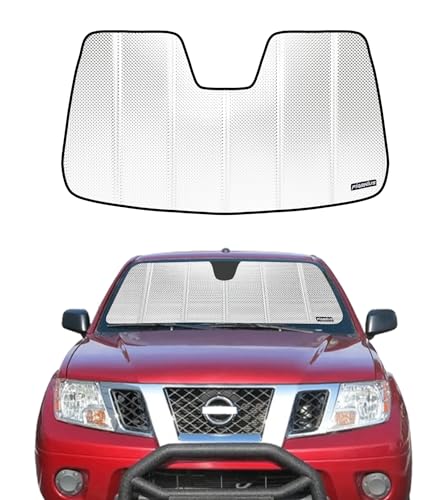 Pigenius Windshield Sun Shade for Nissan Frontier/Xterra 2005-2021, Suzuki Equator...