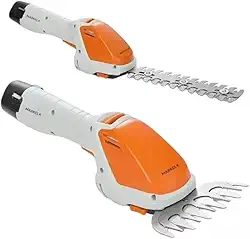 Aparador de Grama Eletrico Cortador 2 em 1 Portátil Cortador De Grama Portátil Sem Fio Tesoura de Grama sem fio Aparador de Sebes e Arbustos Portátil 2 Em 1 -MARKELK