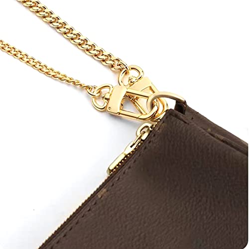 Image of jiesinlov Purse Chain Strap for Handbag Gold Chains Shoulder Bag Strap Replacement,with Metal Buckles (A 23.6in)