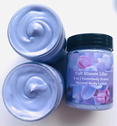 Full Bloom Lilac Body Lotion, Lilac Body Cream, Allergen, Gluten, Sulfate, Phthalate And Cruelty Free, 100% Vegan, Floral Scent, Body Lotion By Homebody Scents (Full Bloom Lilac, 5 Oz) #TOP1