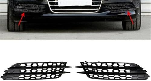Parrilla antiniebla delantera de 2 piezas para vehículos A6 modelos 2012-2015 5