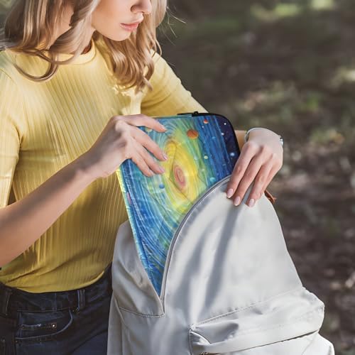 Funda para portátil 13-14 pulgadas sistema solar colorido miniatura 6