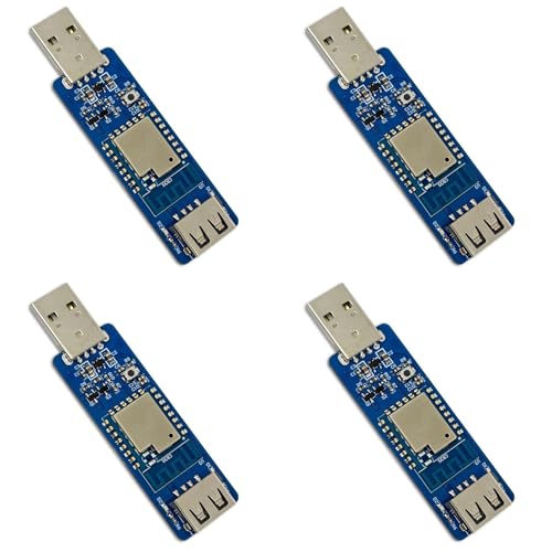 Interrupteur intelligent USB Tuya Wi-Fi 2.4 GHz avec minuterie pack de 4