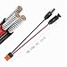 ZkeeShop Solarladekabel Solarstecker auf XT60i Adapter Stecker Anschluss Solarpanel 12AWG XT60i-F Kabel Kompatibel für Ecoflow Delta River Solargenerator Tragbare Powerstation (5M/196inch) (5M)