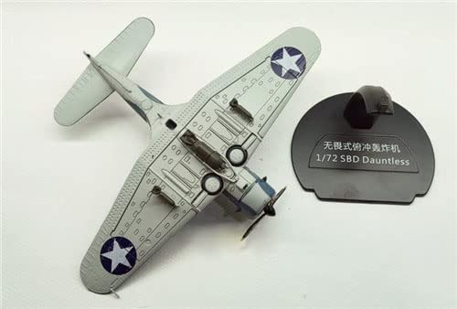 Am Us Wwii Douglas Sbd Dauntless Dive Bomber Midway 1/72 Diecast Aircraft Pre-Built Model #TOP3