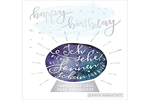 GRAFIK WERKSTATT Carte de vœux d'anniversaire, avec son et reprise de la chanson « Shine » de Bob Marley