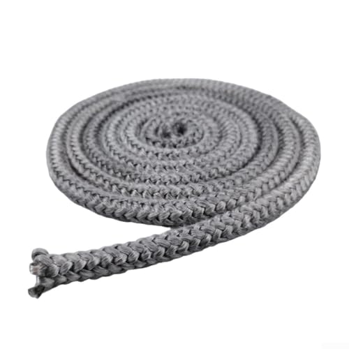 Fiberglass Rope Seal For Stove Doors, Wood Burning Furnaces, Boilers And Industrial Ovens, And Elastic Material To Maintain Full Burn Efficiency(10mm*4m)