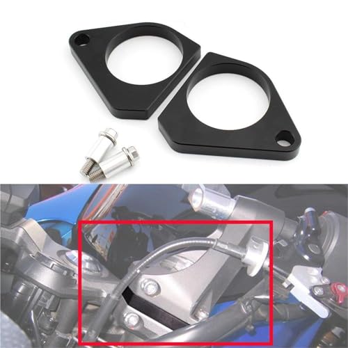 Abrazadera montaje manillar Ninja 1000 en aluminio mecanizado 5
