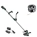 Bosch Tagliabordi a Batteria UniversalGrassCut 18-260 (1 Batteria, Sistema a 18 Volt, Impugnature Regolabili, ⌀ di Taglio: 26 cm) + Bosch Bobina di filo per tagliabordi UniversalGrassCut