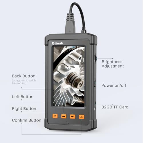 Oiiwak BC20148-1 Triple Lens Endoscope Camera With Light, 4.3 Inch Ips Sewer Inspection Camera thumb #6