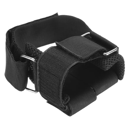 PATIKIL Mancuerna para el pie, pesas ajustables para el tobillo, correas de tobillo para levantamiento de pesas, espinillas, extensiones de piernas, tren Tibialis, color negro