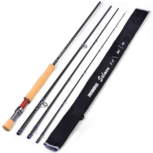 PROBEROS Fliegenfischen Combo - Fliegenrute und Rollen Komplettes Starterpaket mit Fall - Fliegenfischen Komplettes Sets 128