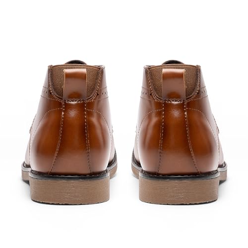Bruno Marc Men's Classic Dress Casual Derby Oxfords Chukka Boots4