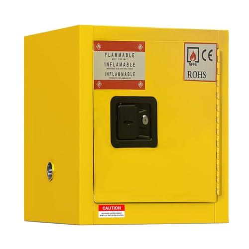 Compact 4-Gallon Fireproof Cabinet