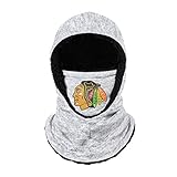 Chicago Blackhawks NHL Heather Grey Big Logo Hooded Gaiter