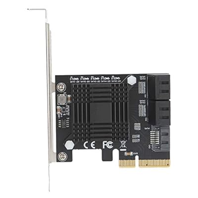 Bewinner Tarjeta PCI-E, PCI-E a 5 Puertos Tarjeta Convertidora de Módulo SATA3.0, Tarjeta de Expansión JMB585 Compatible con PCI-E X4, PCI-E X8, PCI-E X16 | Ya disponible en tu tienda friki favorita! En mundofriki.es!