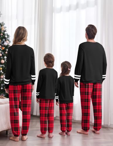 Ekouaer Family Christmas Pajamas Matching Sets Cute Long Sleeve Couple Pjs - image 2