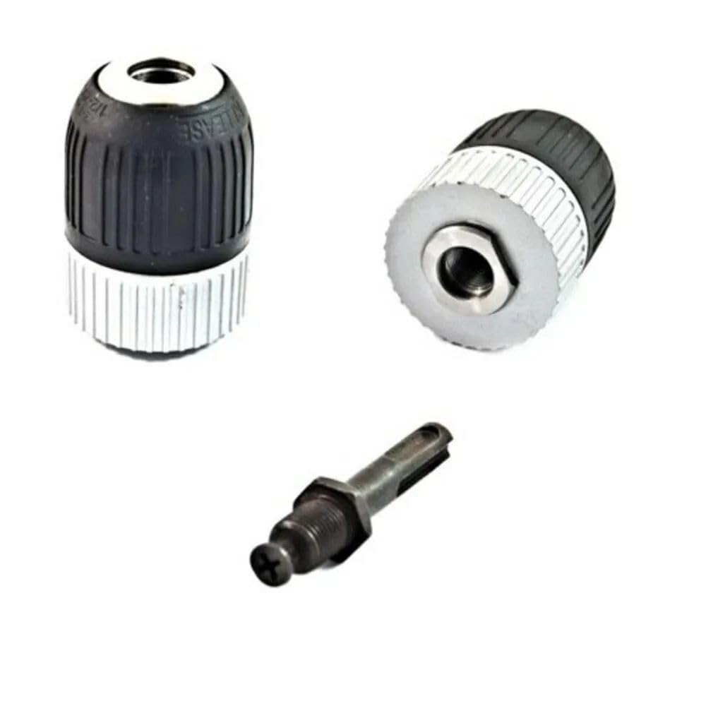 Mandrino Autoserrante SDS 2-13mm Per Trapani - Adattatore Con Manico Per Punte Standard - Foto 7