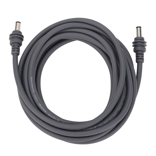 Cable de alimentación CC satelital de 18 AWG 15m con conector mini de 90°