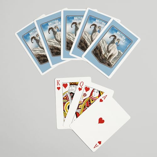 Baraja Póker Estudio Acuarela British Columbia 52 Cartas miniatura 7