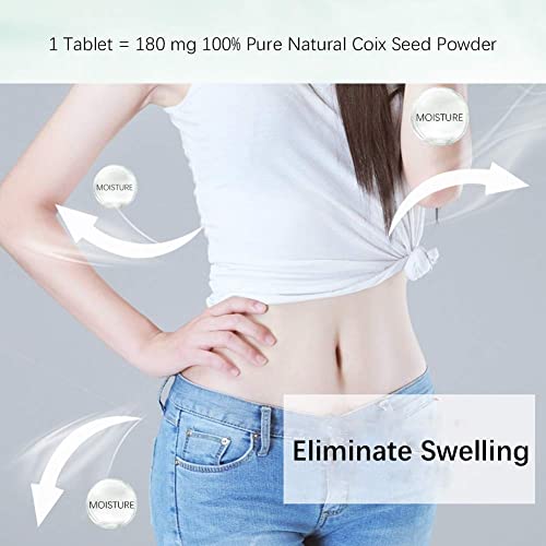 (1-Pack) Isdg 100% Pure Natural Coix Seed Powder 180 Mg For Fade Spots,Anti-Aging, Skin Whiening, Anti Wrinkle, 30 Days Supply, 30 Pills #TOP3