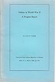 Indiana in World War II - a Progress Report (Indiana Magazine of History, XLII No 1 March 1956)