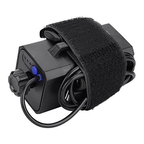 FEBT Estuche para batería de Bicicleta Duradero, Cubierta de Paquete de batería Doble USB/DC Impermeable, luz para Bicicleta Cover