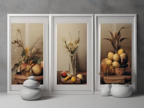Multi panel wall art BensArt pour habiller un mur vide de cuisine