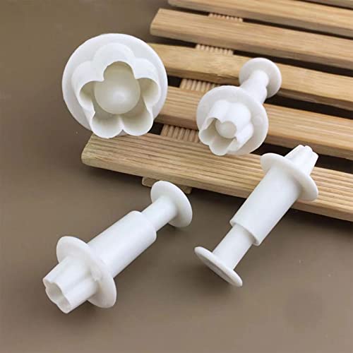 Set 4 Cortadores de Fondant en Forma de Pétalos de Flor miniatura 2