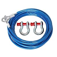 ワイヤーロープとローラーセット Amazon | KESOTO ウィンチワイヤーロープローラーフェアケーブル