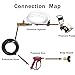 Raincovo Pressure Washer Chemical Injector Kit, Soap Injector with Siphon Hose, 3/8 Inch Quick Connect, 4000 PSI