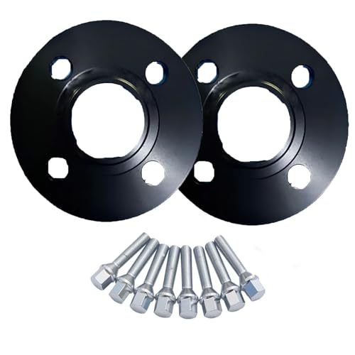 Entretoises de roue Fiat Brava Tempra Coupe 124, cales moyeu 15 mm plaques de roues noires