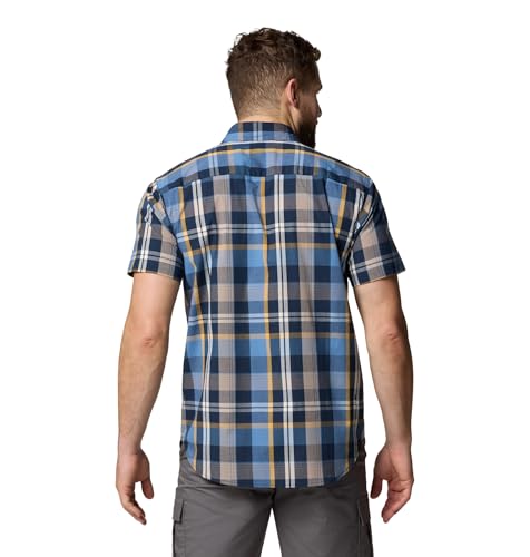Columbia Mens Rapid Rivers II Short Sleeve Shirt, Collegiate Navy Multi Plaid, Medium2