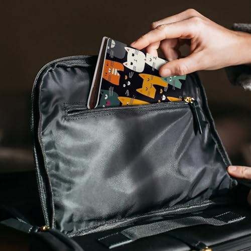 Étui de passeport cuir marbré : protégez vos documents des pliures - 5