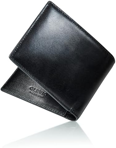 （10:30時点） [グレヴィオ] 二つ折り財布 栃木レザー折財布 メンズ ブラック