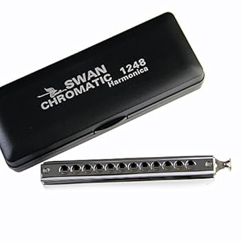 Amazon.com: Swan 12 Holes 48 Tones Chromatic Harmonica in