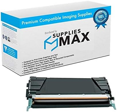 Repuesto compatible para Lexmark X746DEX748DEX748DTE GSA cartucho de tóner negro de alto rendimiento (rendimiento de 12000 páginas) (X748H4KG)