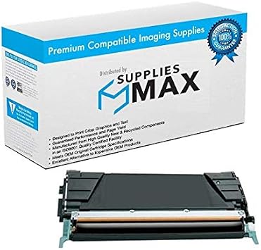 Compatible Replacement for Lexmark CS-736DN/CS-748DE/XS-734DE/XS-736DTE/XS-738/XS-748DE Black High Yield Toner Cartridge 12000 Page Yield 24B5807
