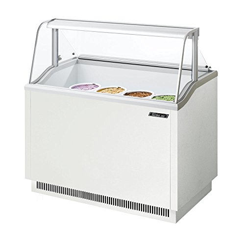 Turbo Air Ice Cream Dipping Cabinet, 47in W : Turbo Air TIDC-47W Dipping Cabinet, 47in W - White