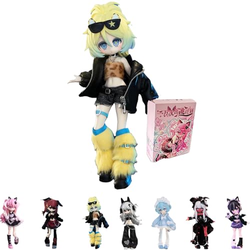 GNATAPIAY 1/12 BJD Dolls Blind Box,Kawaii BJD Dolls Ten Thousand Escape Plan Series 1/12 Ball Jointed Doll Collectable Action Figure for Girls Birthday Party Gift Toys