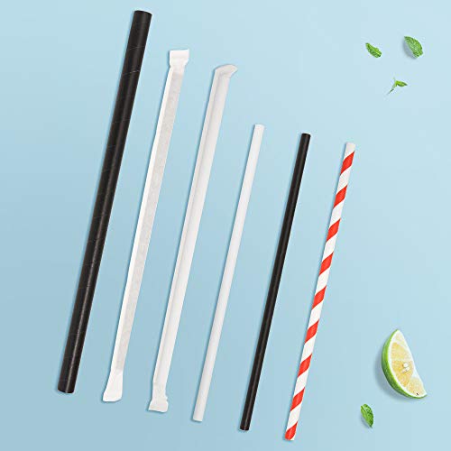 Go Green pitillos biodegradables de papel 7.75 pulg miniatura 6